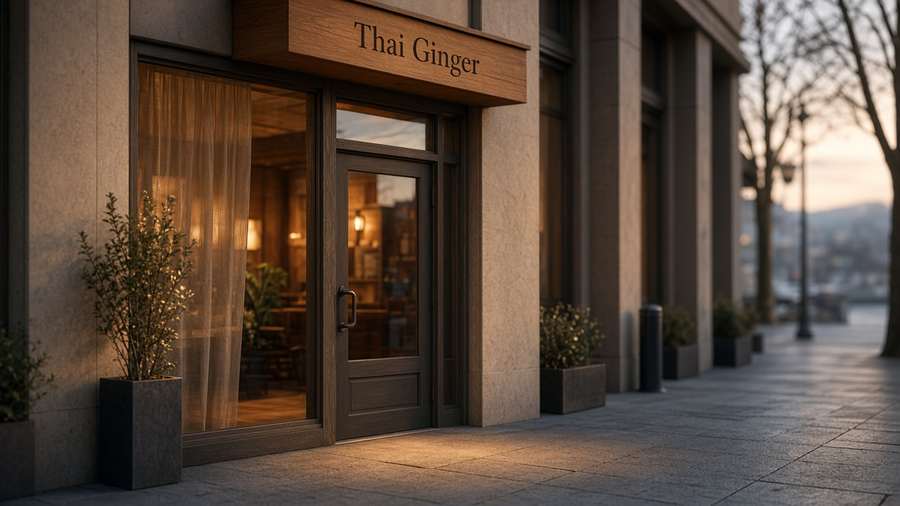 Thai Ginger entrance — Soft case photography