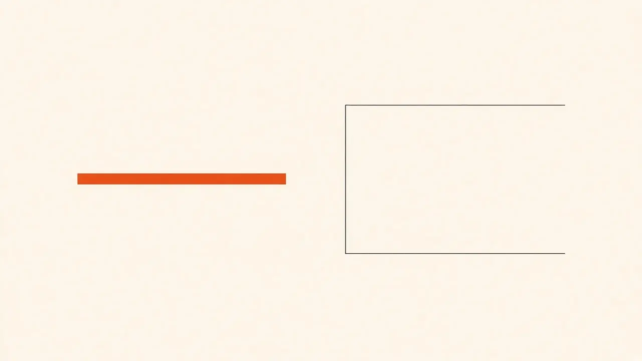 A horizontal line with a gap where a pause mark sits.